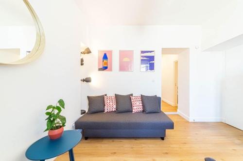 Posezení v ubytování Le Pablo charming 6 pers Sainte-Foy-lès-Lyon