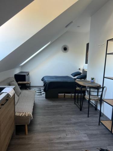 Postel nebo postele na pokoji v ubytování Hobití apartmán - Frodo