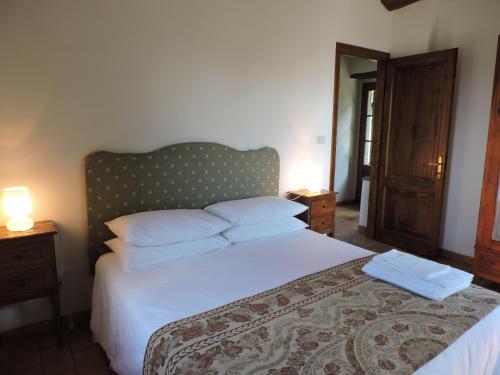 Postel nebo postele na pokoji v ubytování Villa Bellavista - Piscina ad uso esclusivo