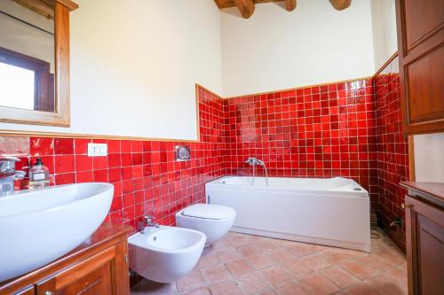 Ένα μπάνιο στο Agriturismo Case Rapputi