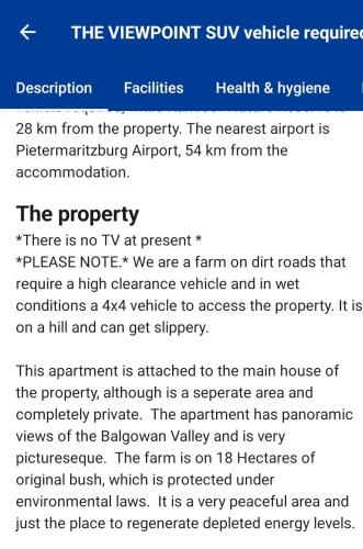 a screenshot of a cell phone screenshot of a document at THE VIEWPOINT SUV vehicle required in Howick