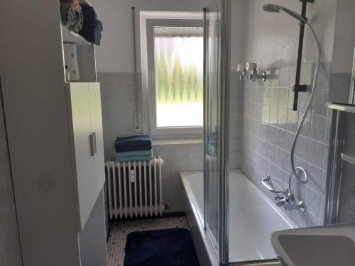 Koupelna v ubytování Ferienwohnung am Kurpark, Gailingen