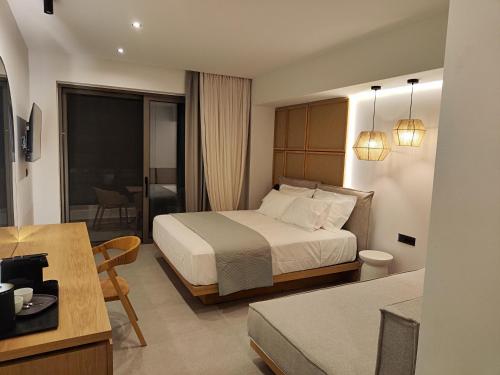Posezení v ubytování Ammos Paleochora Hotel
