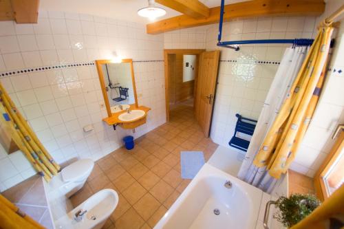 Bilik mandi di Appartementhaus Wildbachhof