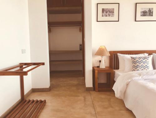 Ένα ή περισσότερα κρεβάτια σε δωμάτιο στο Villa Tanderra