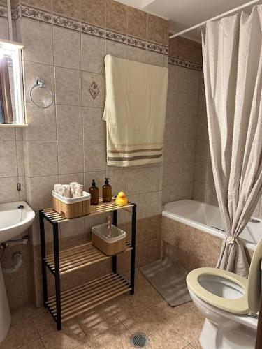A bathroom at aphome