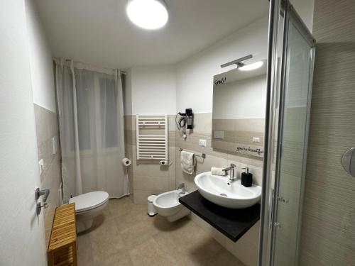Koupelna v ubytování Casa Bianca Relax