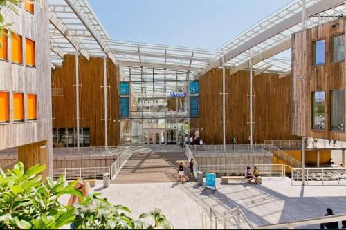 a rendering of the inside of a building at Aker Brygge - Sjøside hjem - Sentral beliggenhet in Oslo