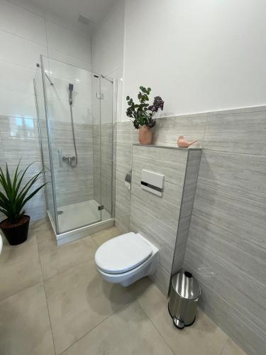 Ένα μπάνιο στο Apartament III w Centrum - Winda - 50 metrów od Starego Rynku