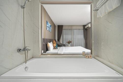 Phòng tắm tại Sochi Hotel
