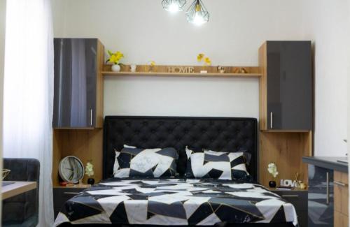 Postel nebo postele na pokoji v ubytování Luxury Apartments Milićević