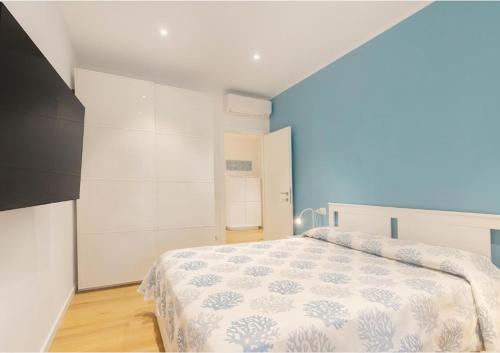 מיטה או מיטות בחדר ב-Appartamento Amalfi
