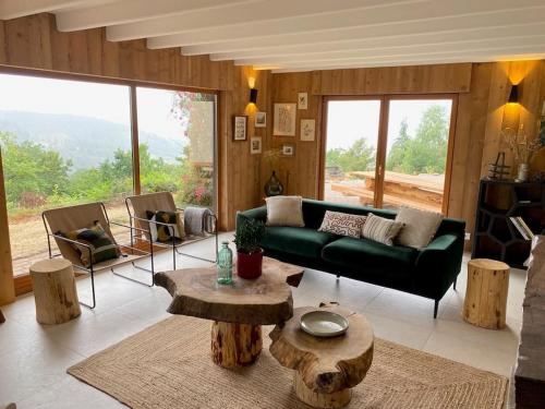 Et opholdsområde på Chalet Alto
