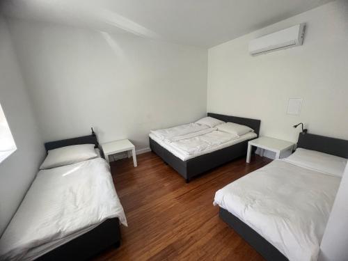 Postel nebo postele na pokoji v ubytování Apartament bezplatny parking