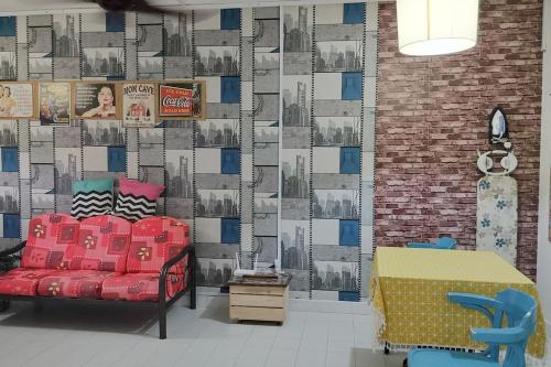 Χώρος καθιστικού στο Comfy Home Near to Penang Hill