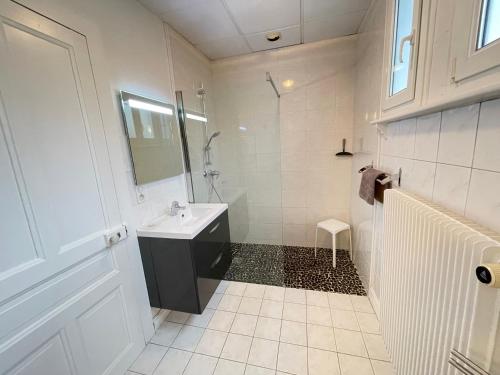 Koupelna v ubytování Le Chamois