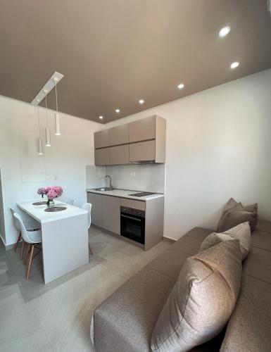 Η κουζίνα ή μικρή κουζίνα στο Mavalux apartments