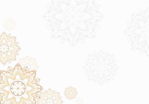 a set of mandala flowers on a white background at Fancy Chalet in Alexandria