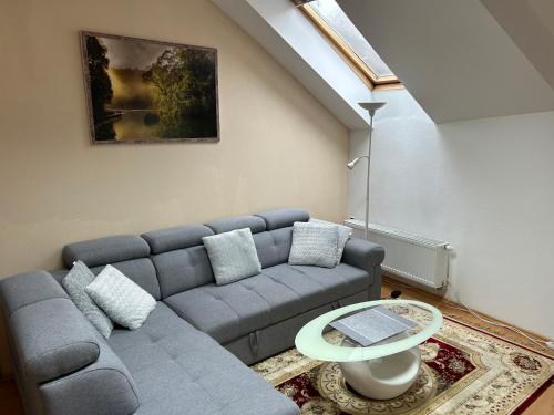 Posezení v ubytování Kondé Apartments A