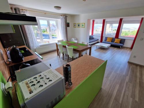 Χώρος καθιστικού στο Apartmány Comfort