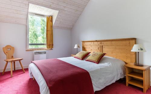 Postel nebo postele na pokoji v ubytování Lagrange Vacances L'Ardoisière