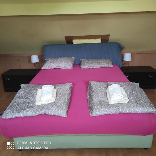 Кровать или кровати в номере Jezero apartman privatnost