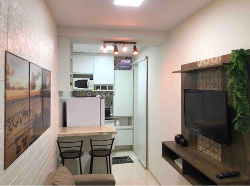 Küche/Küchenzeile in der Unterkunft Apartamento 1/4 Ambiente inteiro