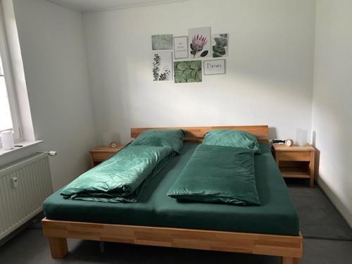 Postelja oz. postelje v sobi nastanitve Ferienwohnung in Marsberg-Oesdorf