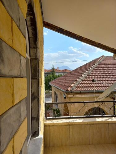 a view from a window of a building at Akar Hotel in Ihlara