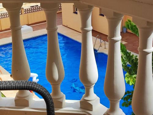 Beachfront Apartment with Pool & Sea View Terrace, Guadalmar Málaga