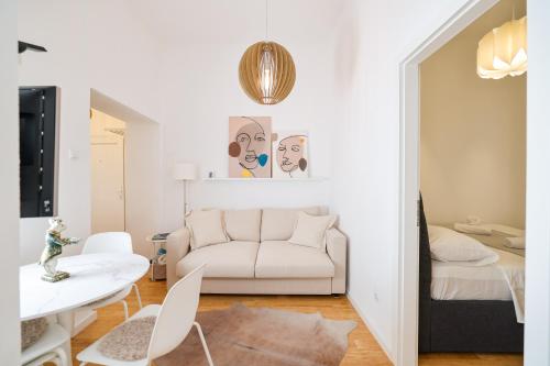 Et opholdsområde på Iadra apartment in city center