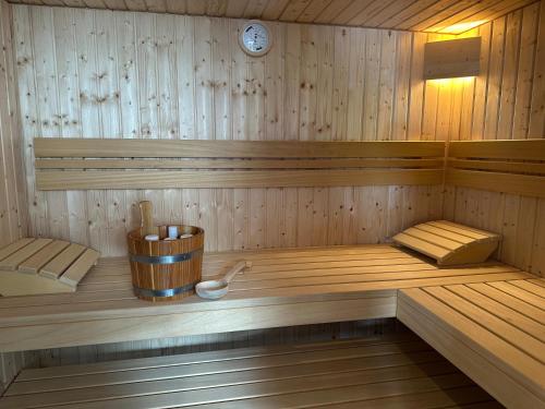 Katil atau katil-katil dalam bilik di Ferienhaus Waldschatz Baiersbronn