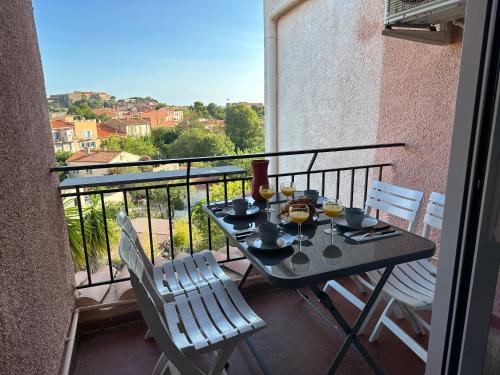 Collioure, bel appartement de 40m2 avec balcon et parking
