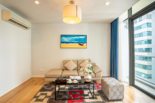 Χώρος καθιστικού στο My Way Hotel & Residence Ha Noi