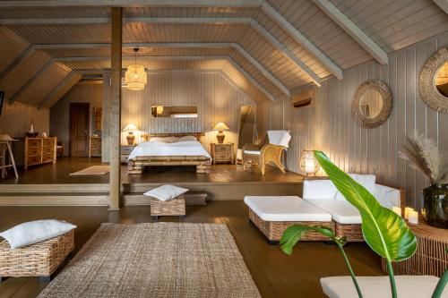 Letto o letti in una camera di Green Village Resort