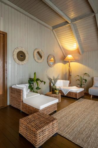 Letto o letti in una camera di Green Village Resort