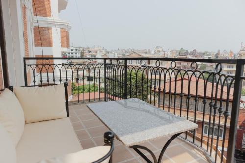 Balkón nebo terasa v ubytování Kibu Apartments