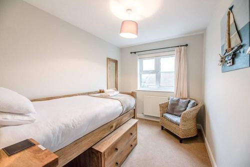 Кровать или кровати в номере 1 Albert Terrace - Southwold