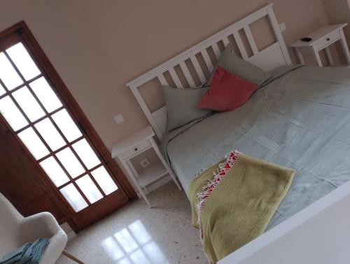 Ένα ή περισσότερα κρεβάτια σε δωμάτιο στο Modern apartment in Valencia, Port Saplaya, by the sea