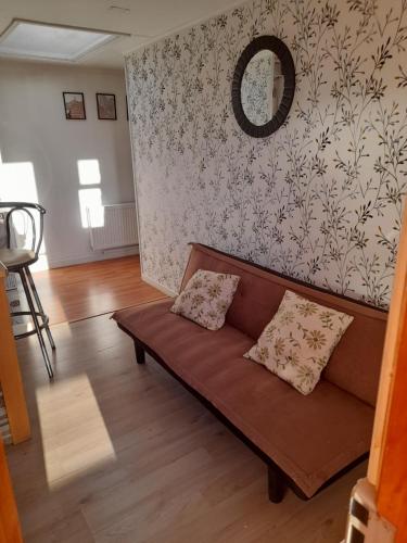 Ein Sitzbereich in der Unterkunft Departamento Kran