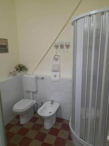Phòng tắm tại B&b al conte ruggero