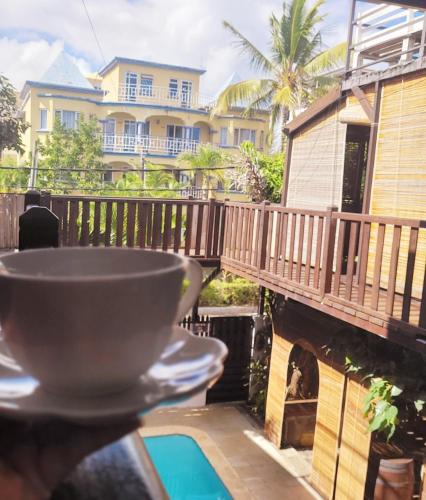 Balkón nebo terasa v ubytování Sannyasa Wellness and Spa