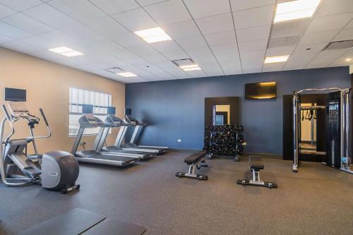 Fitness centrum a/nebo fitness zařízení v ubytování Hampton Inn Chicago North-Loyola Station, Il