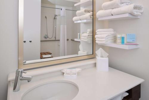 Ένα μπάνιο στο Hampton Inn Carbondale