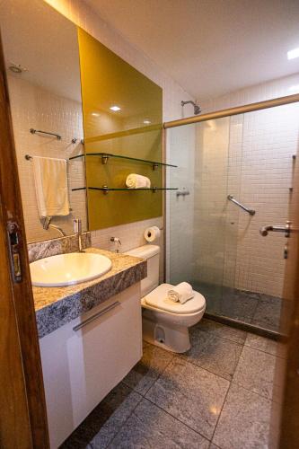 Bilik mandi di Nobile Residences Maria Frazão