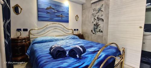 Posteľ alebo postele v izbe v ubytovaní Sea and Blue Sky 3