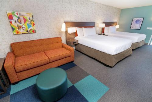 Postel nebo postele na pokoji v ubytování Home2 Suites by Hilton Las Vegas Stadium District