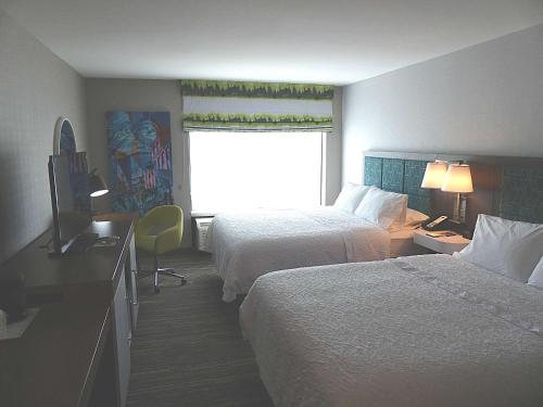 Cama o camas de una habitación en Hampton Inn By Hilton Paramus
