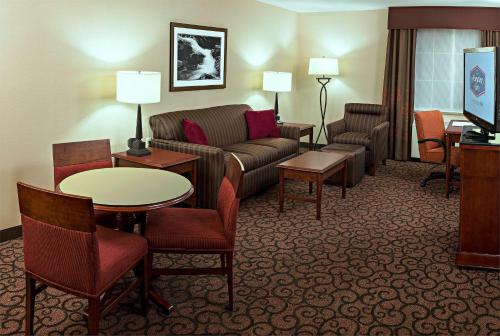 Zona de estar de Hampton Inn Littleton