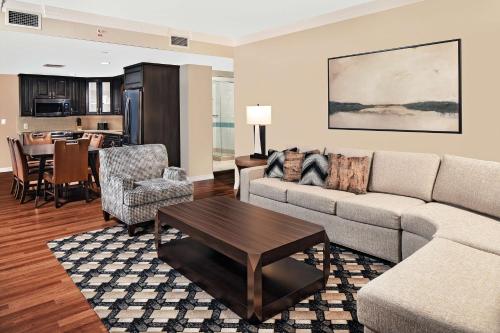 Χώρος καθιστικού στο Hilton Grand Vacations Club Parc Soleil Orlando